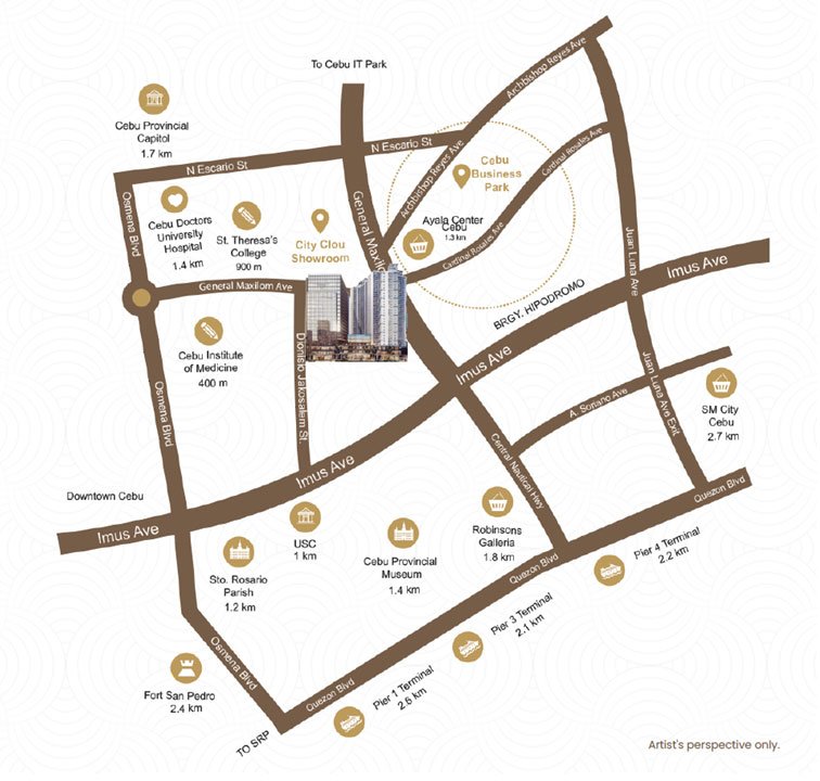 City Clou Vicinity Map